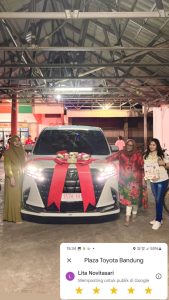 Serah terima unit Toyota