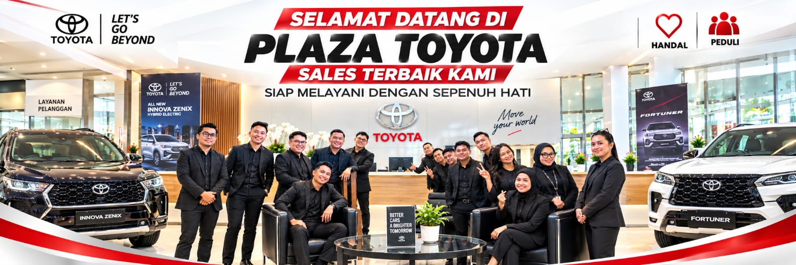 Tim sales Plaza Toyota Bandung siap melayani