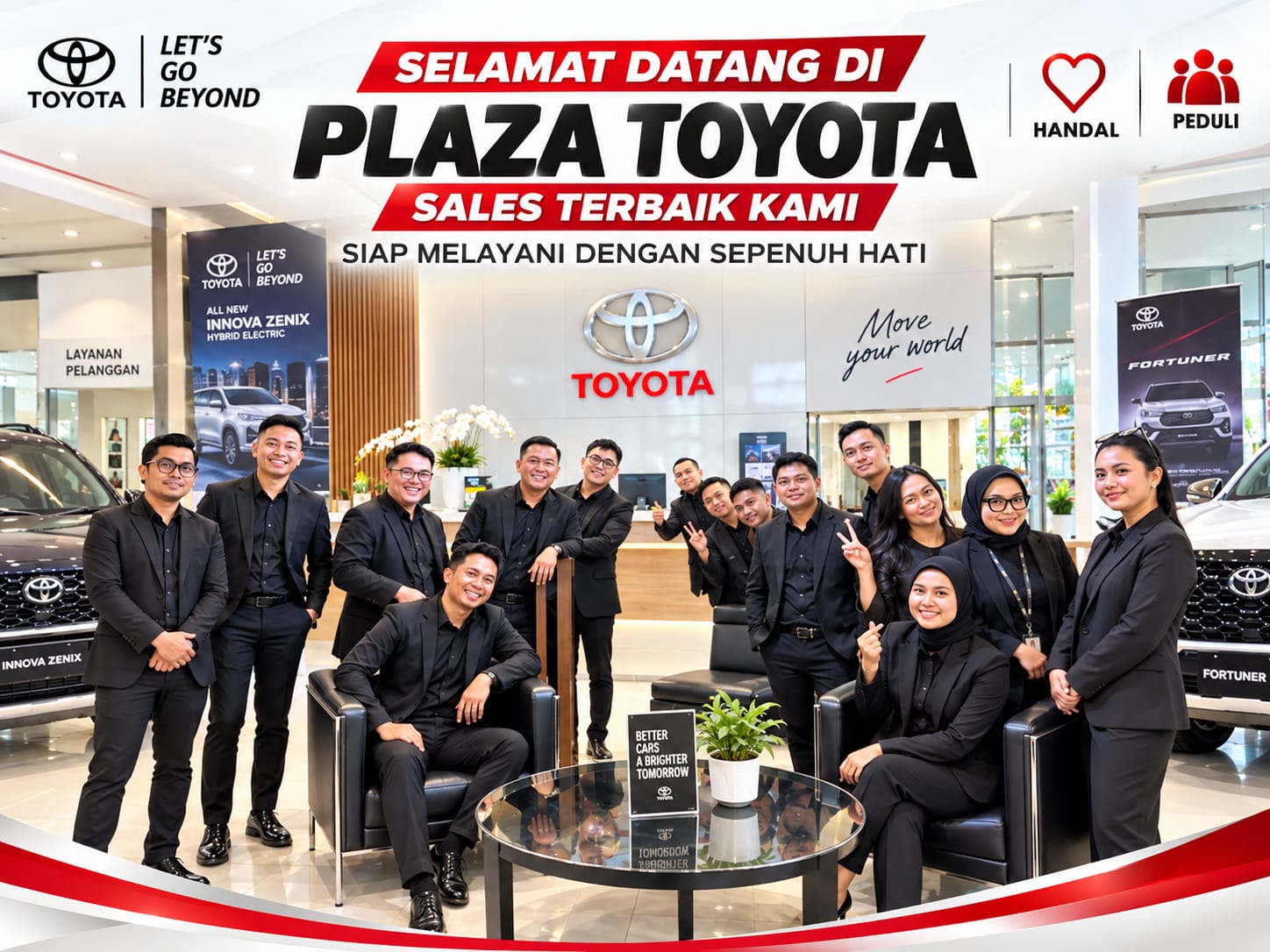 Tim sales Plaza Toyota Bandung siap melayani