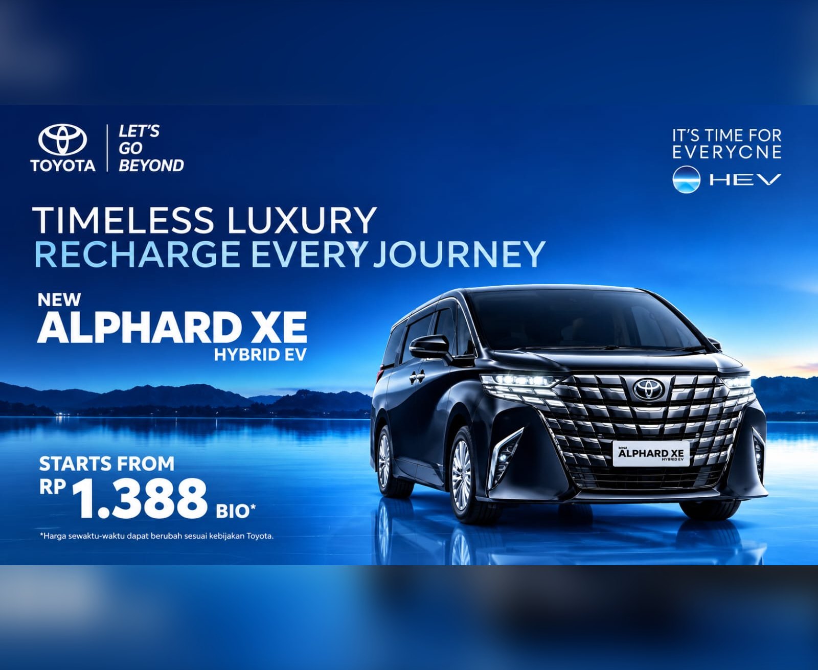 New Alphard XE Hybrid EV
